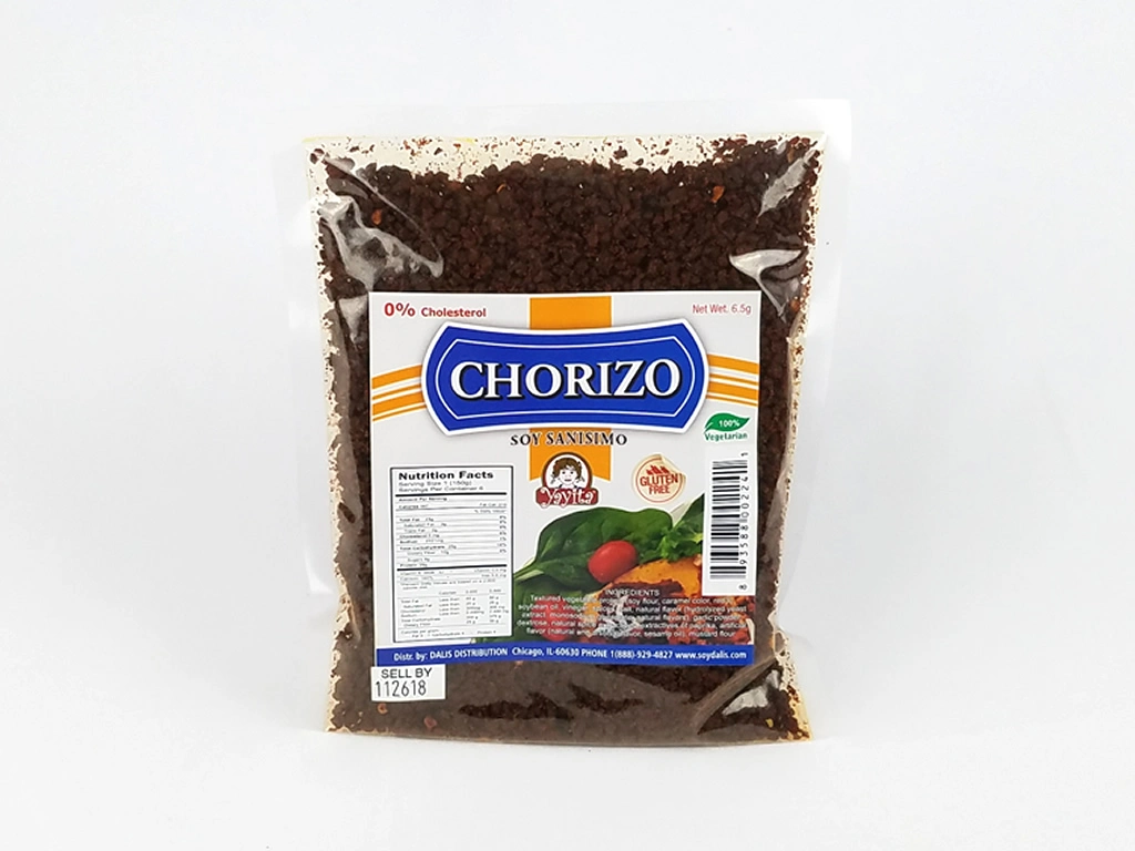 Vegan Chorizo Chorizo Textured Soy Protein Yayita